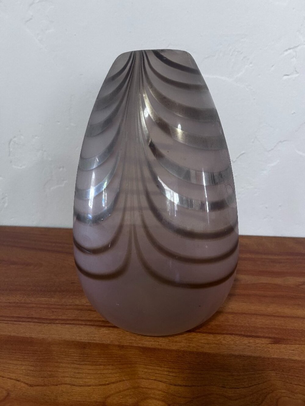 Handblown glass vase